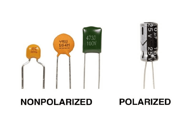 Non-Polarized Capacitor vs Polarized Capacitor