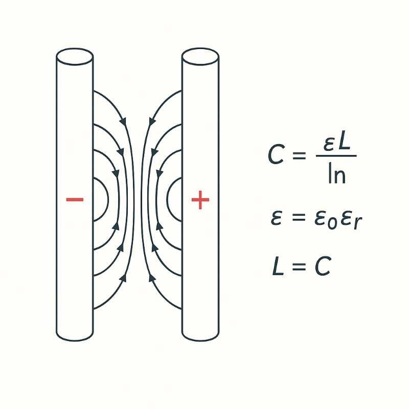 Capacitance Between Parallel Wires