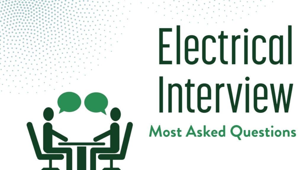top 20 electrical interview questions and answers