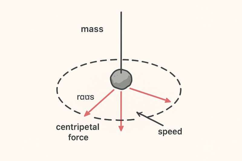 Speed, Radius, and Mass on Centripetal and Centrifugal Force