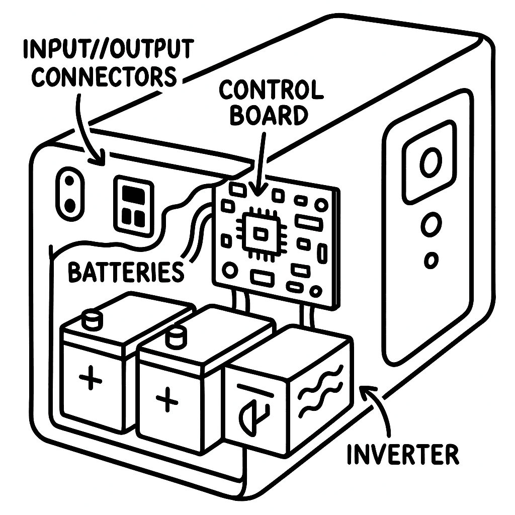 UPS Hardware Components Diagram