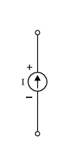 Symbol of Ideal Current Source