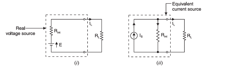 Convert a Voltage Source into a Current Source