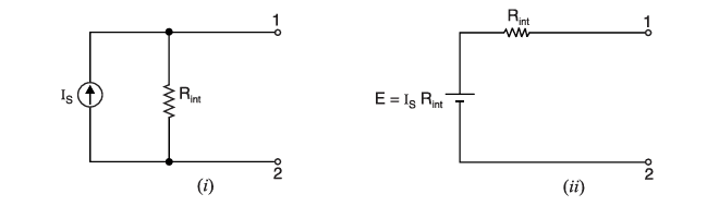 Convert Current Source to Voltage Source