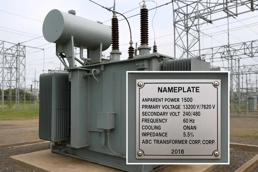 Transformer Nameplate Details