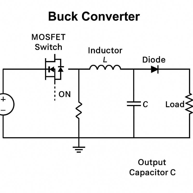 buck converter circuit diagram