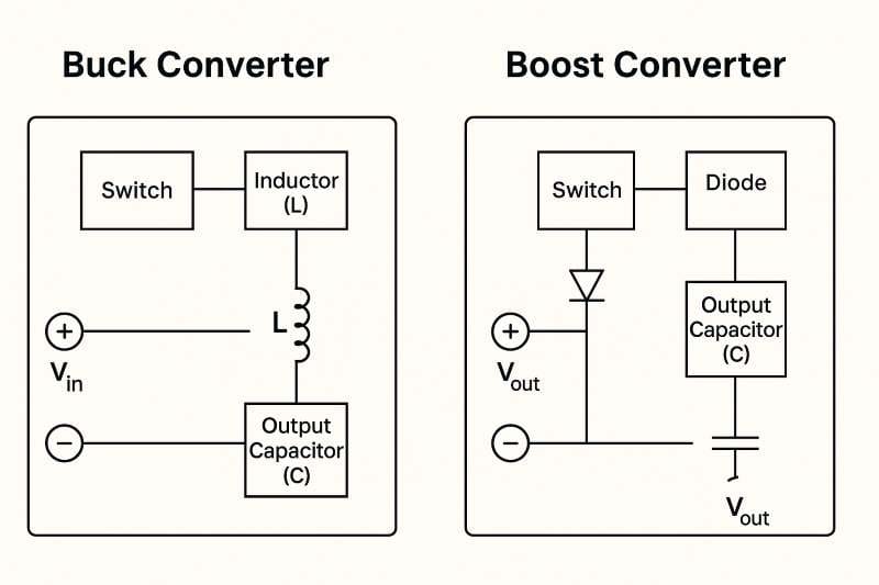 Buck and Boost Converter Circuit