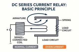 DC Series Current Relay