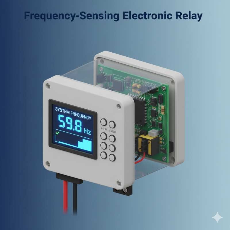 Frequency-Sensing Electronic Relay