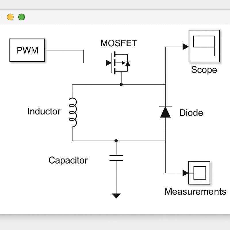 Buck and Boost Converter Circuit