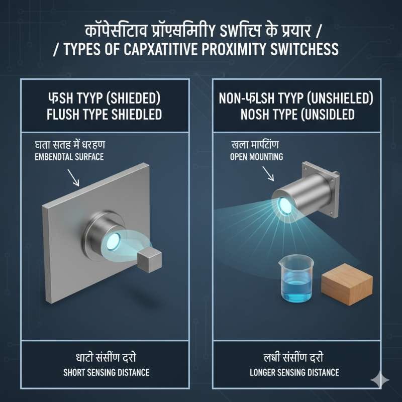 Types of Capacitive Proximity Switches
