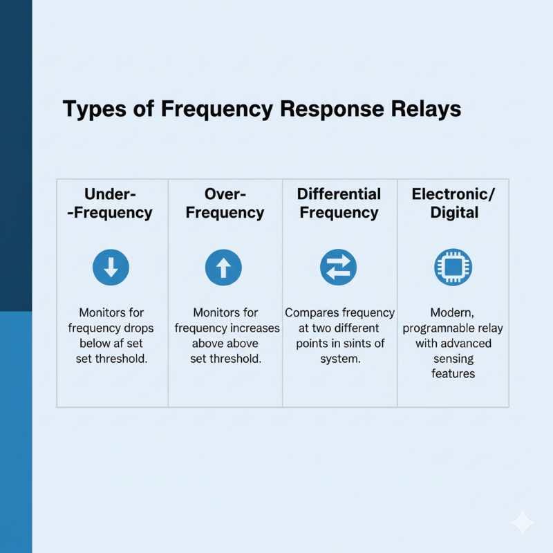 Types of Frequency Response Relays