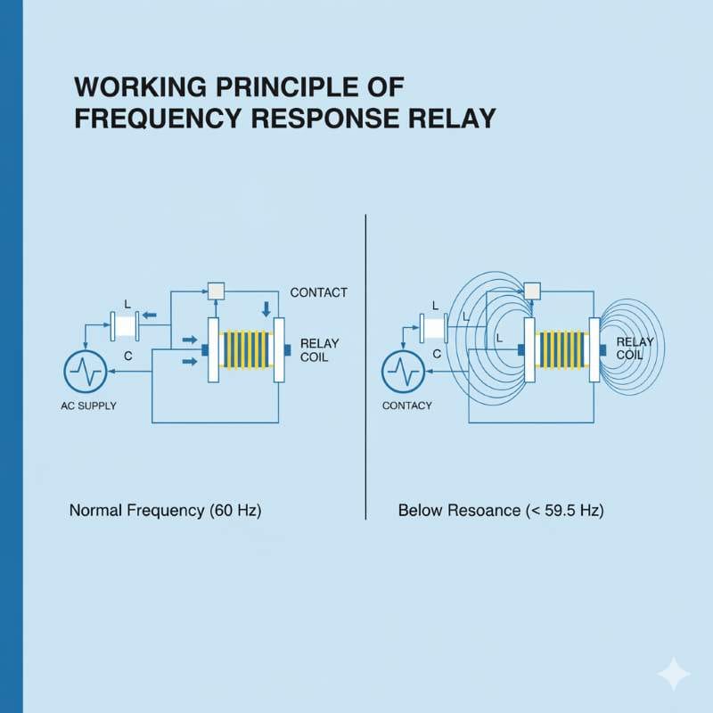Working Principle of Frequency Response Relay