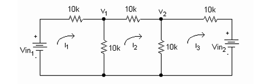 Measure Node voltages and mesh currents