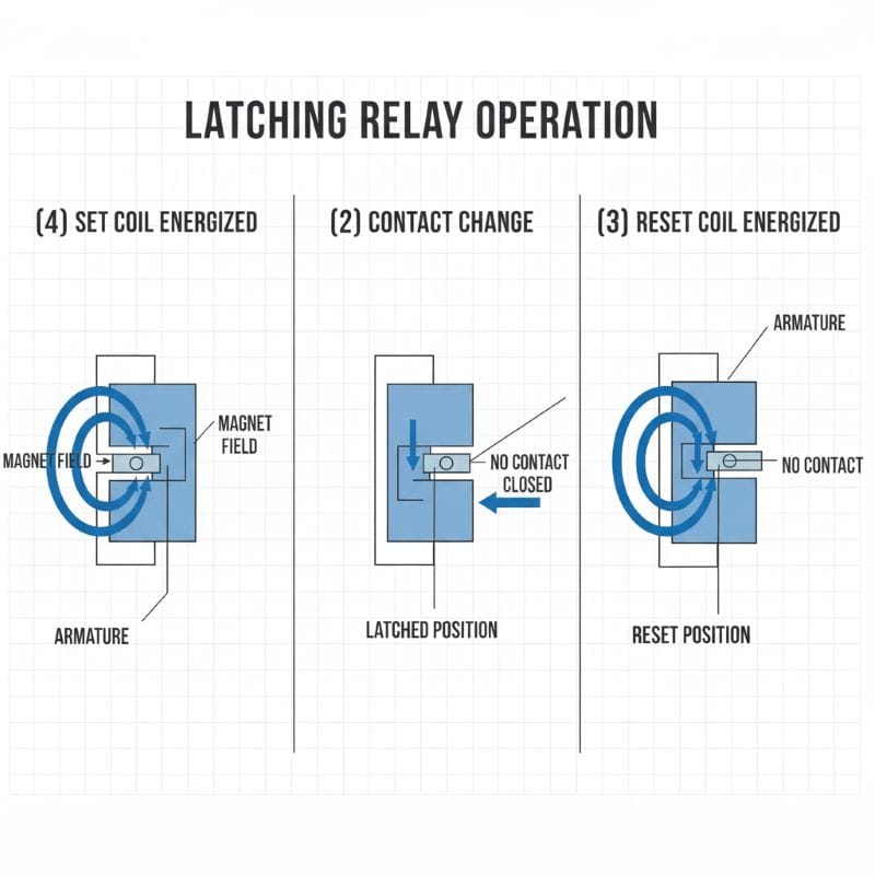 Operation of a Latching Relay