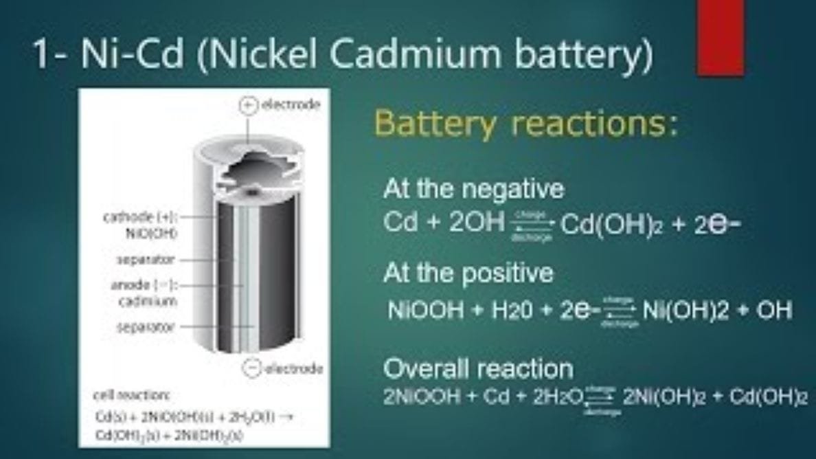 nickel cadmium battery overview diagram