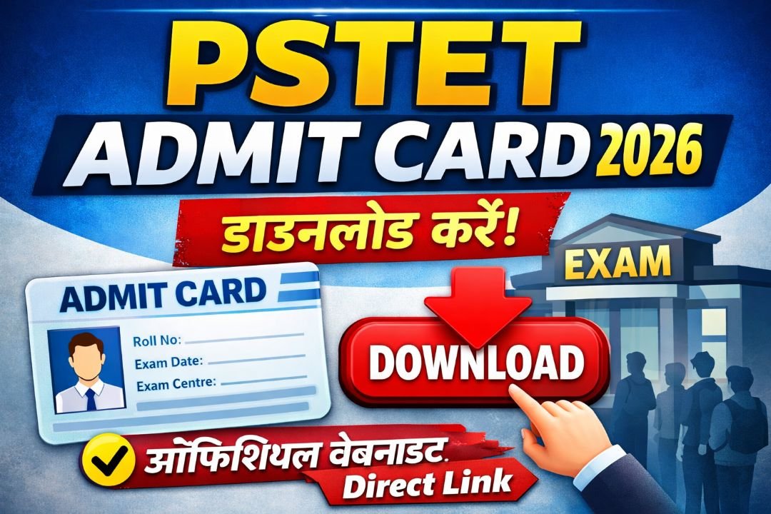 PSTET Admit Card 2026 Download
