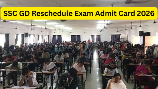 SSC GD Reschedule Exam Admit Card 2026: नई परीक्षा तिथि के साथ Admit Card जारी 3 SSC GD Reschedule Exam Admit Card 2026: नई परीक्षा तिथि के साथ Admit Card जारी