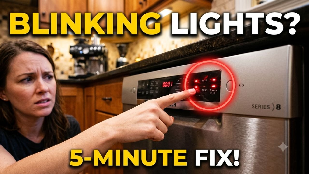 How to Reset GE Dishwasher Blinking Lights: Easy 5-Minute Fix