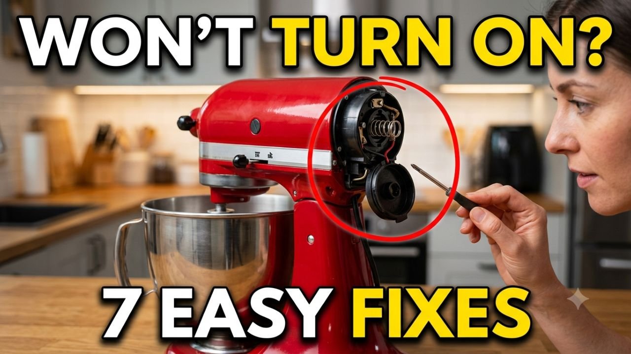 KitchenAid Stand Mixer Not Turning On? Easy 7-Step Fix 1 KitchenAid Stand Mixer Not Turning On