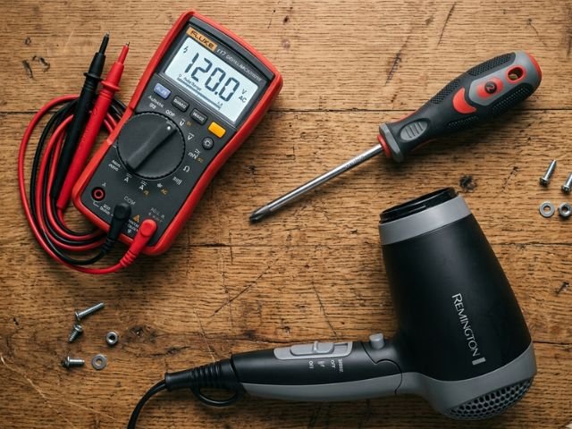 Samsung Fridge Warm But Freezer Cold? Here’s Your No-BS Fix 2 Samsung fridge warm but freezer cold fan testing using multimeter"